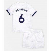 Dětský fotbalový dres Tottenham Hotspur Radu Dragusin #6 2023-24 Domácí Krátký Rukáv (+ trenýrky)